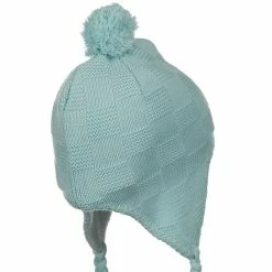 Something Special Solid Checker Design Knit Hat -Adams Shop 1285323724 2