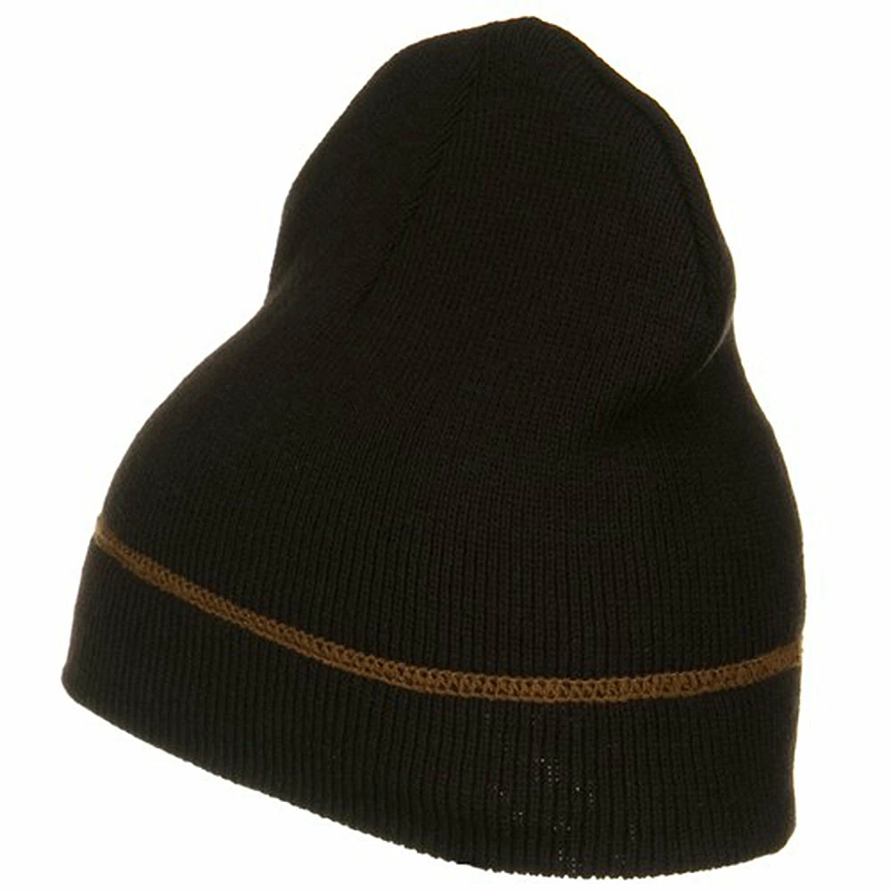 Broner Contrast Stitched Solid Beanie 9 Broner Contrast Stitched Solid Beanie - Image 7