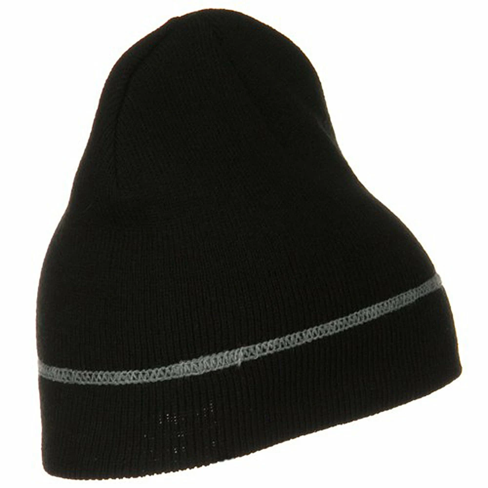 Broner Contrast Stitched Solid Beanie 5 Broner Contrast Stitched Solid Beanie - Image 3