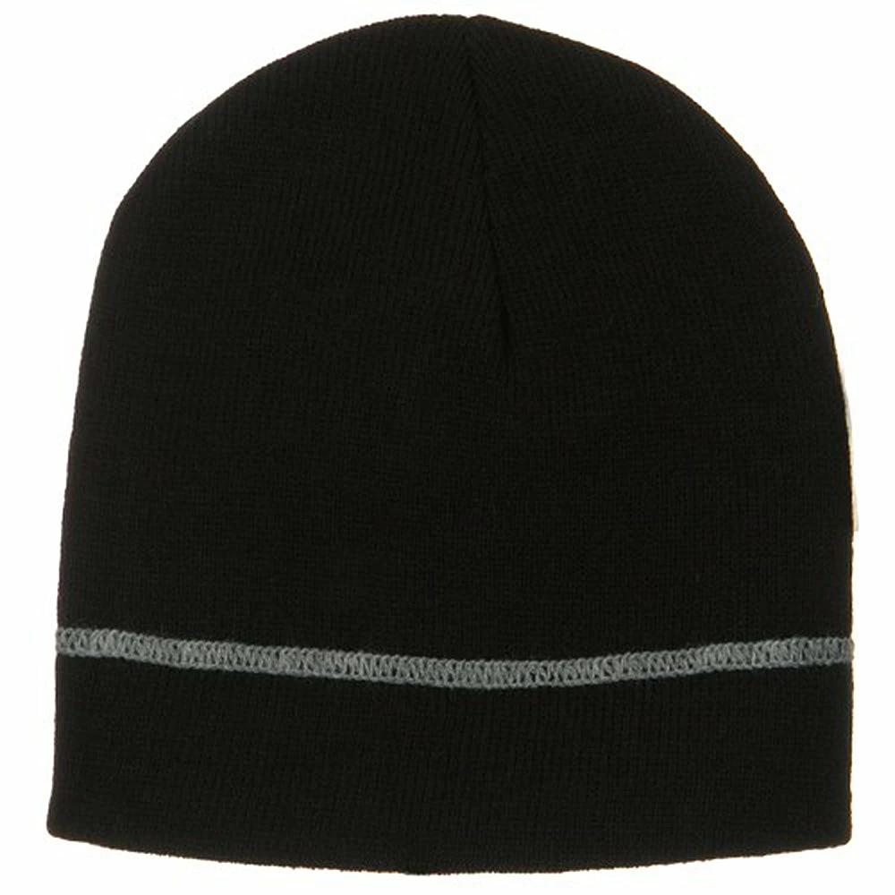 Broner Contrast Stitched Solid Beanie 6 Broner Contrast Stitched Solid Beanie - Image 4