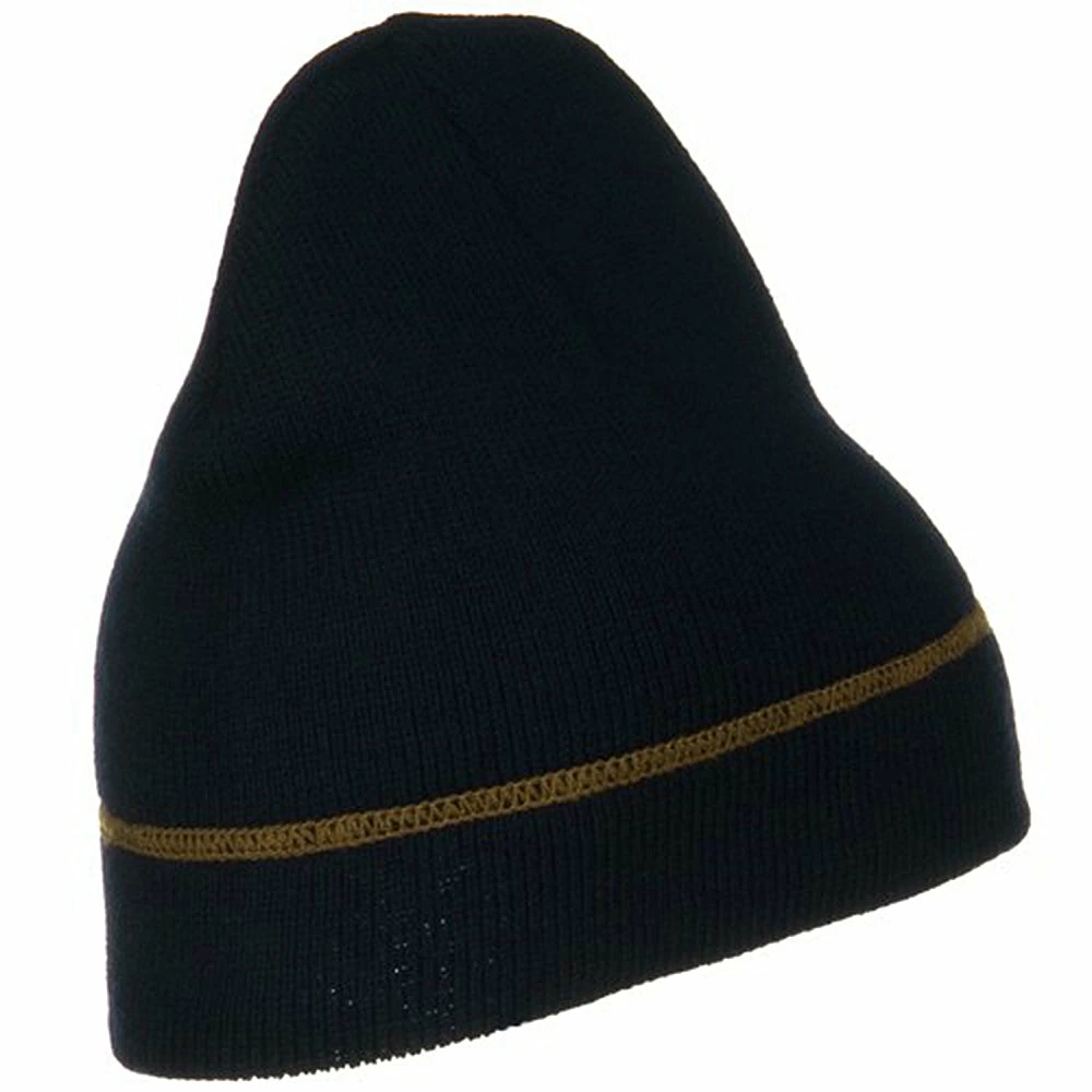 Broner Contrast Stitched Solid Beanie 15 Broner Contrast Stitched Solid Beanie - Image 13