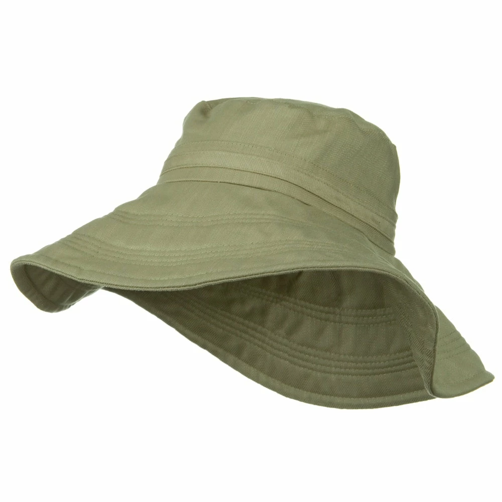 MG Wide Brim Ladies Linen Hat 3 MG Wide Brim Ladies Linen Hat