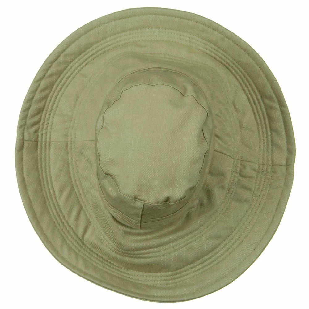 MG Wide Brim Ladies Linen Hat 7 MG Wide Brim Ladies Linen Hat - Image 5