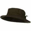MG Waxed Cotton Canvas Ladies Wide Brim Bucket Hat 1 MG Waxed Cotton Canvas Ladies Wide Brim Bucket Hat -Adams Shop 1311761606 4