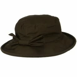 MG Waxed Cotton Canvas Ladies Wide Brim Bucket Hat -Adams Shop 1311761608 2