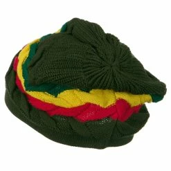Rasta World Cable Band Design Rasta Hat 128 Rasta World Cable Band Design Rasta Hat -Adams Shop 1315938834 2