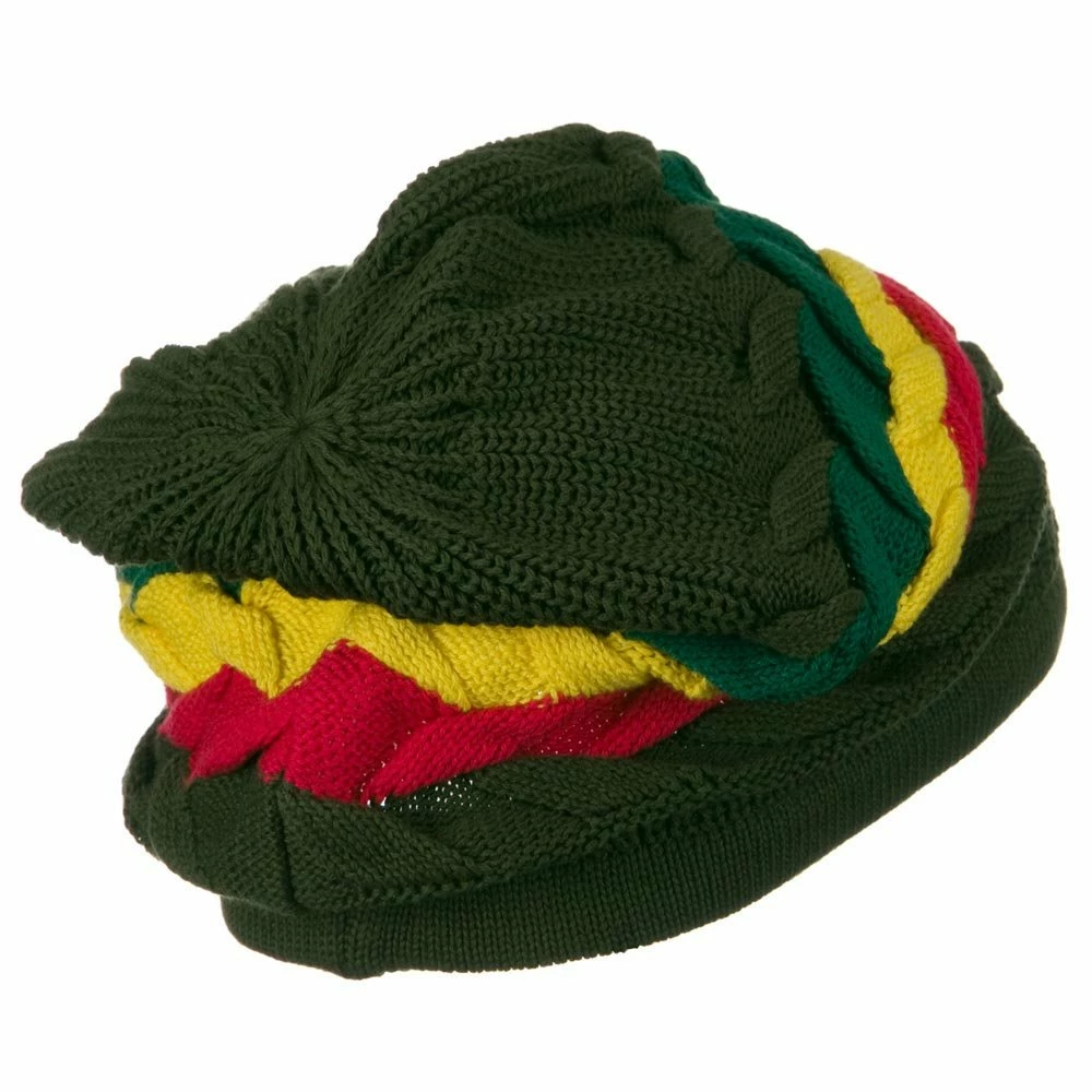 Rasta World Cable Band Design Rasta Hat 50 Rasta World Cable Band Design Rasta Hat - Image 48