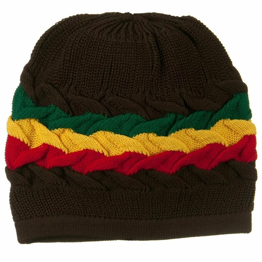 Rasta World Cable Band Design Rasta Hat 57 Rasta World Cable Band Design Rasta Hat - Image 55