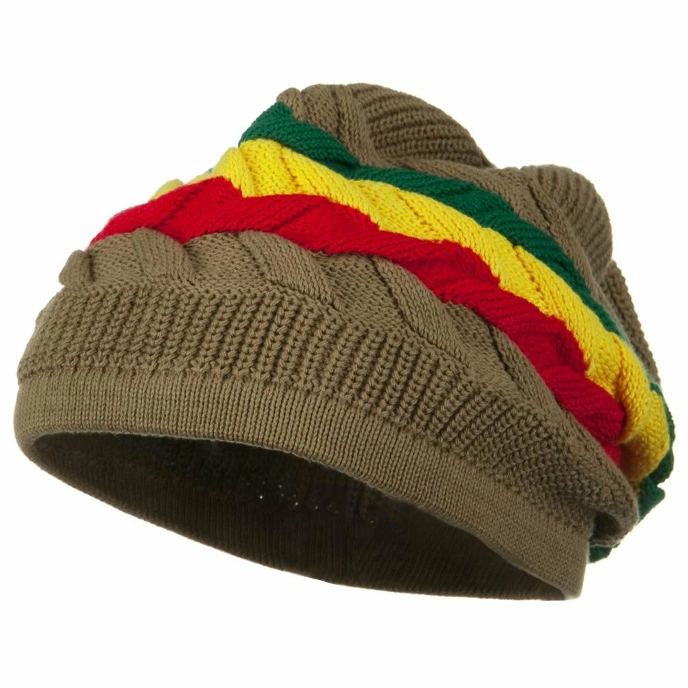 Rasta World Cable Band Design Rasta Hat 78 Rasta World Cable Band Design Rasta Hat - Image 76