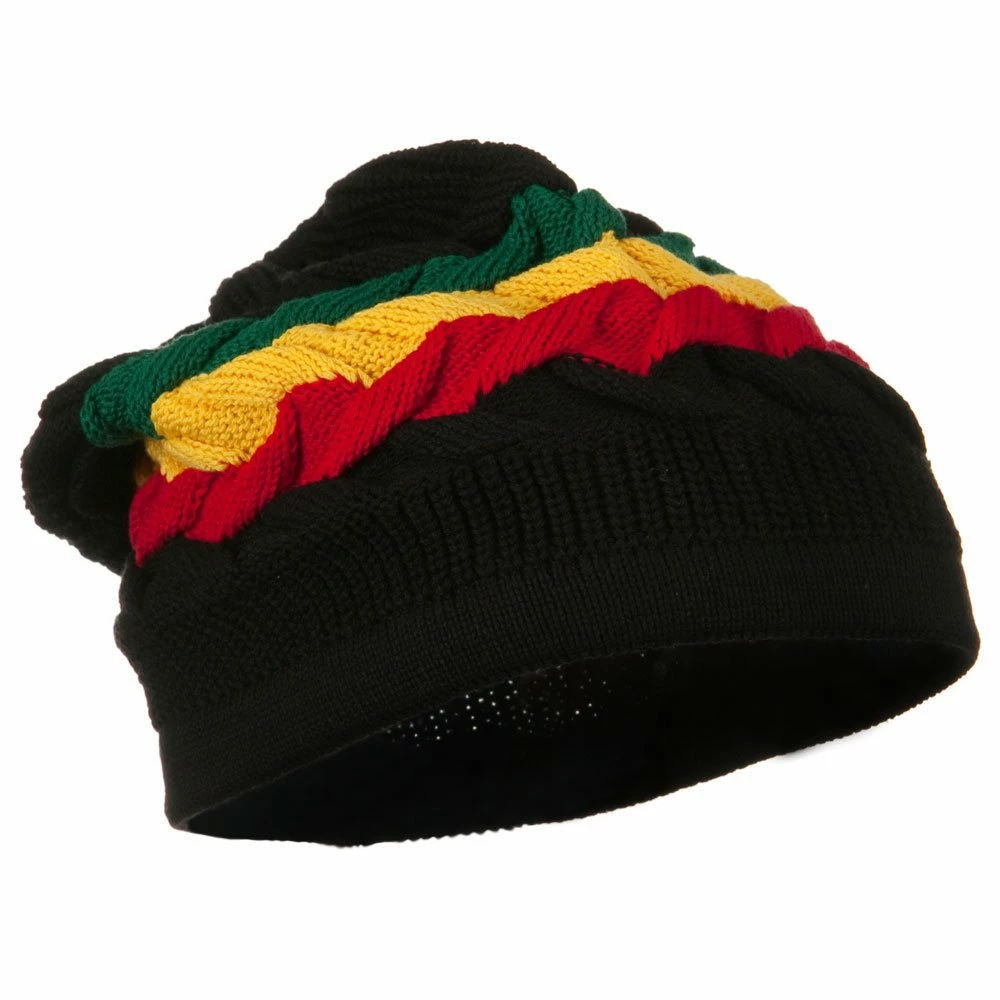 Rasta World Cable Band Design Rasta Hat 61 Rasta World Cable Band Design Rasta Hat - Image 59