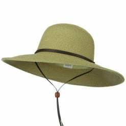 Jeanne Simmons Flat 4 Inches Brim Straw Hat