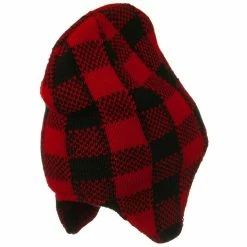 Artex Buffalo Plaid Peruvian Beanie Hat -Adams Shop 1320682830 2