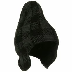 Artex Buffalo Plaid Peruvian Beanie Hat -Adams Shop 1320682981 2