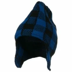 Artex Buffalo Plaid Peruvian Beanie Hat -Adams Shop 1320683022 4