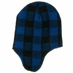 Artex Buffalo Plaid Peruvian Beanie Hat -Adams Shop 1320683026 2