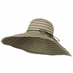 Something Special Big Brim Stripe Braid Hat
