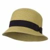 Jeanne Simmons Cloche Ribbon Round Crown Hat