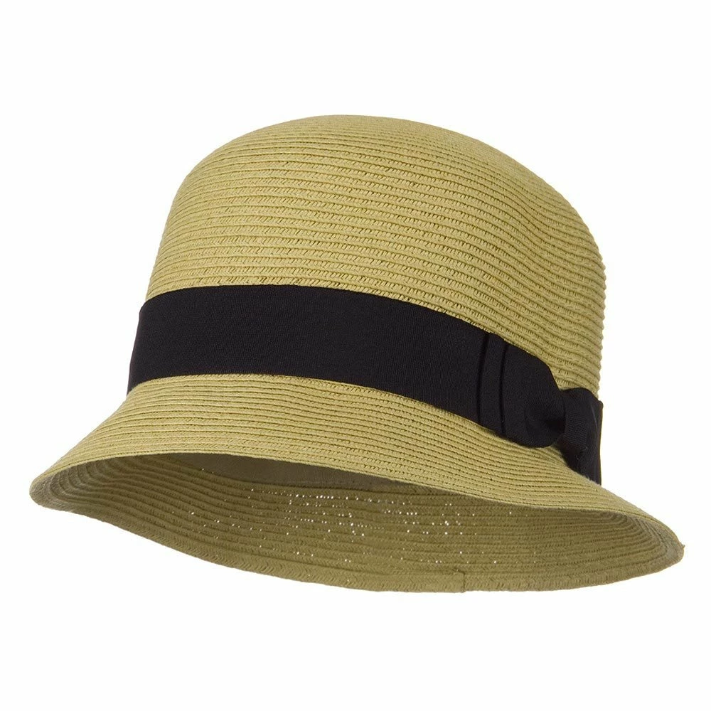 Jeanne Simmons Cloche Ribbon Round Crown Hat 3 Jeanne Simmons Cloche Ribbon Round Crown Hat