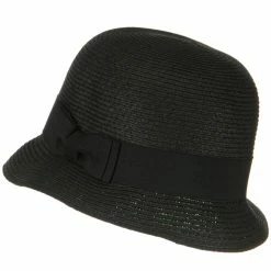 Jeanne Simmons Cloche Ribbon Round Crown Hat 38 Jeanne Simmons Cloche Ribbon Round Crown Hat -Adams Shop 1329488324 4