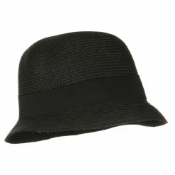 Jeanne Simmons Cloche Ribbon Round Crown Hat 40 Jeanne Simmons Cloche Ribbon Round Crown Hat -Adams Shop 1329488326 4