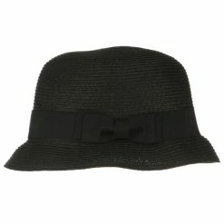 Jeanne Simmons Cloche Ribbon Round Crown Hat 41 Jeanne Simmons Cloche Ribbon Round Crown Hat -Adams Shop 1329488327 4