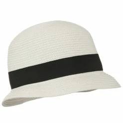 Jeanne Simmons Cloche Ribbon Round Crown Hat 50 Jeanne Simmons Cloche Ribbon Round Crown Hat -Adams Shop 1329488457 4