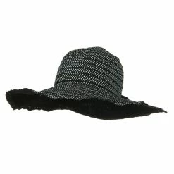 Jeanne Simmons Ribbon Short Brim Self Tie Hat