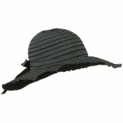 Jeanne Simmons Ribbon Short Brim Self Tie Hat -Adams Shop 1329757182 3