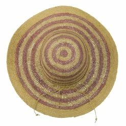 Something Special Raffia Straw Stripe Two Tone Hat 21 Something Special Raffia Straw Stripe Two Tone Hat -Adams Shop 1330102829 3