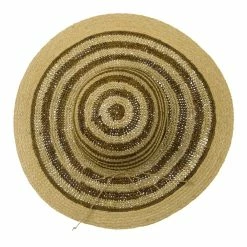 Something Special Raffia Straw Stripe Two Tone Hat 26 Something Special Raffia Straw Stripe Two Tone Hat -Adams Shop 1330102901 3