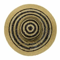 Something Special Raffia Straw Stripe Two Tone Hat 31 Something Special Raffia Straw Stripe Two Tone Hat -Adams Shop 1330102978 3