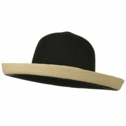 Jeanne Simmons Two Tone Wide Tan Kettle Brim Hat 37 Jeanne Simmons Two Tone Wide Tan Kettle Brim Hat -Adams Shop 1330675189 7