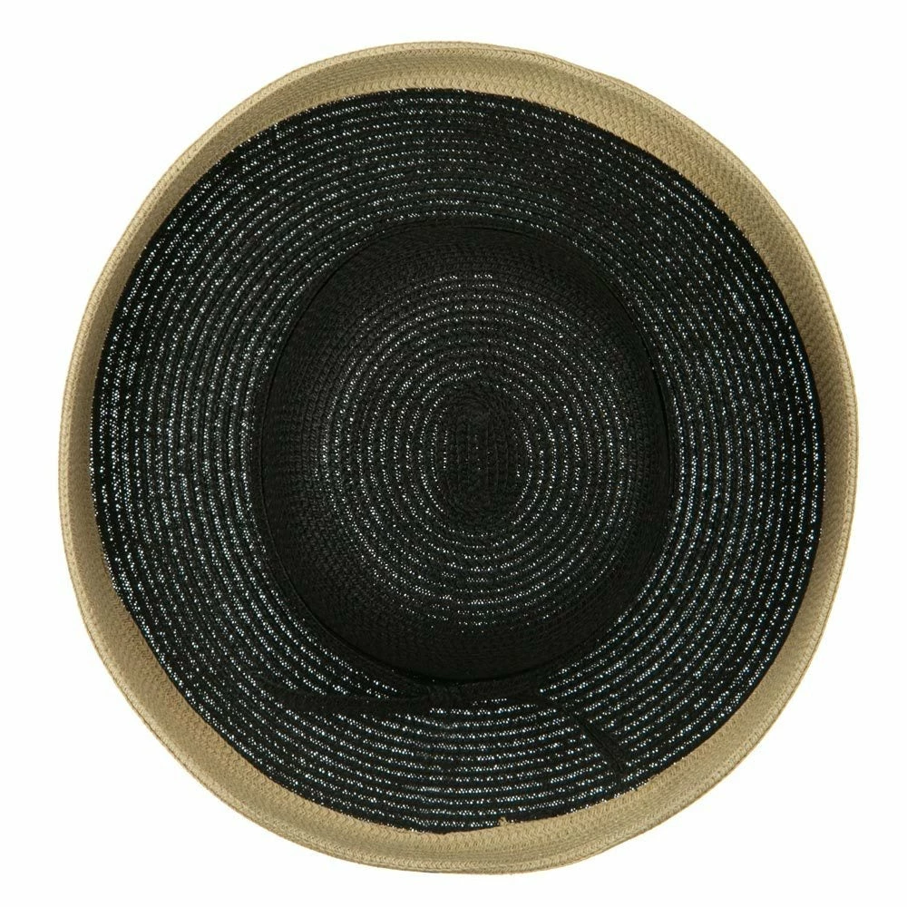 Jeanne Simmons Two Tone Wide Tan Kettle Brim Hat 12 Jeanne Simmons Two Tone Wide Tan Kettle Brim Hat - Image 10