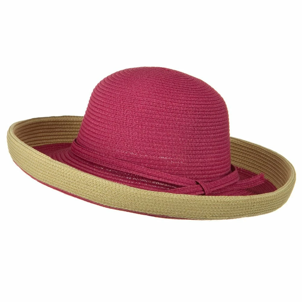 Jeanne Simmons Two Tone Wide Tan Kettle Brim Hat 19 Jeanne Simmons Two Tone Wide Tan Kettle Brim Hat - Image 17