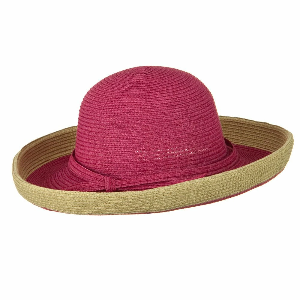 Jeanne Simmons Two Tone Wide Tan Kettle Brim Hat 20 Jeanne Simmons Two Tone Wide Tan Kettle Brim Hat - Image 18