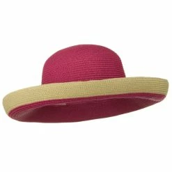 Jeanne Simmons Two Tone Wide Tan Kettle Brim Hat 50 Jeanne Simmons Two Tone Wide Tan Kettle Brim Hat -Adams Shop 1330675264 3