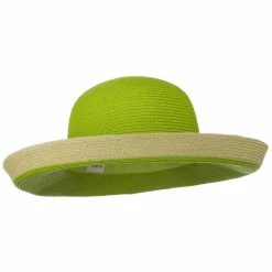 Jeanne Simmons Two Tone Wide Tan Kettle Brim Hat 55 Jeanne Simmons Two Tone Wide Tan Kettle Brim Hat -Adams Shop 1330675373 3