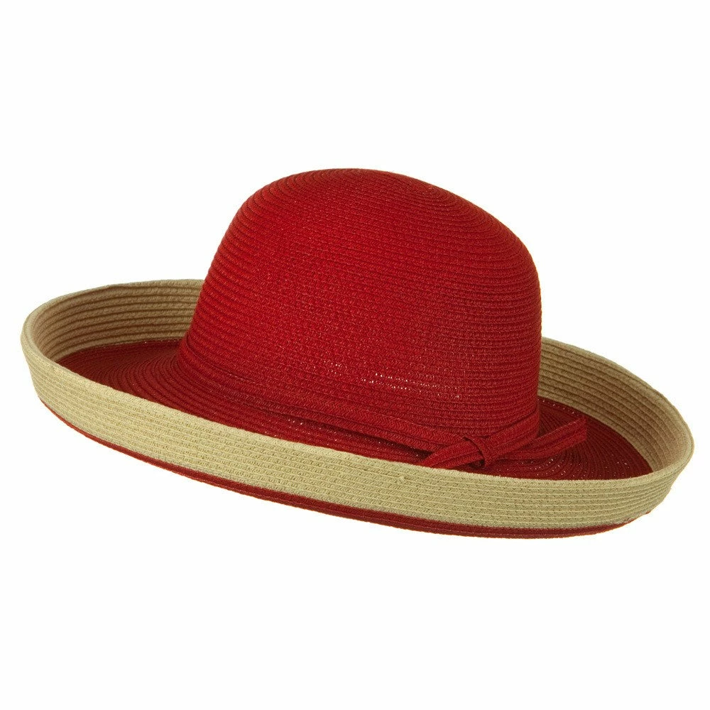 Jeanne Simmons Two Tone Wide Tan Kettle Brim Hat 29 Jeanne Simmons Two Tone Wide Tan Kettle Brim Hat - Image 27