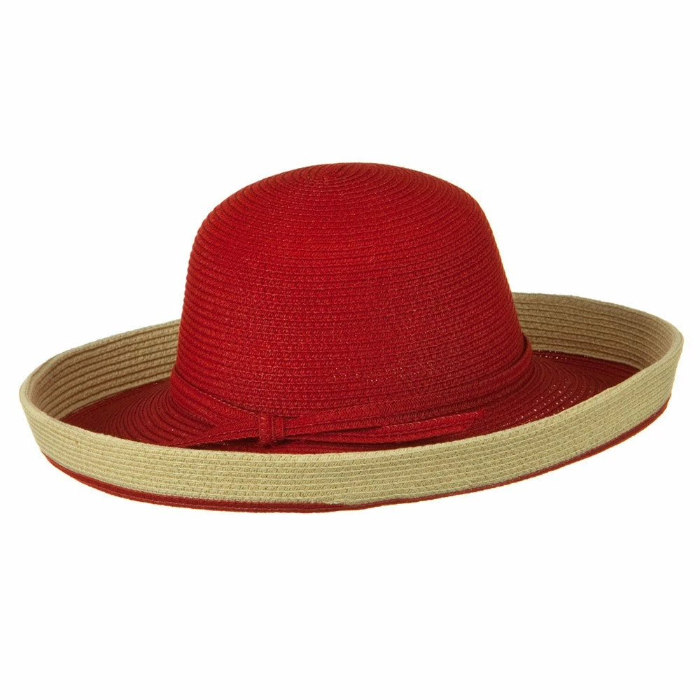 Jeanne Simmons Two Tone Wide Tan Kettle Brim Hat 30 Jeanne Simmons Two Tone Wide Tan Kettle Brim Hat - Image 28