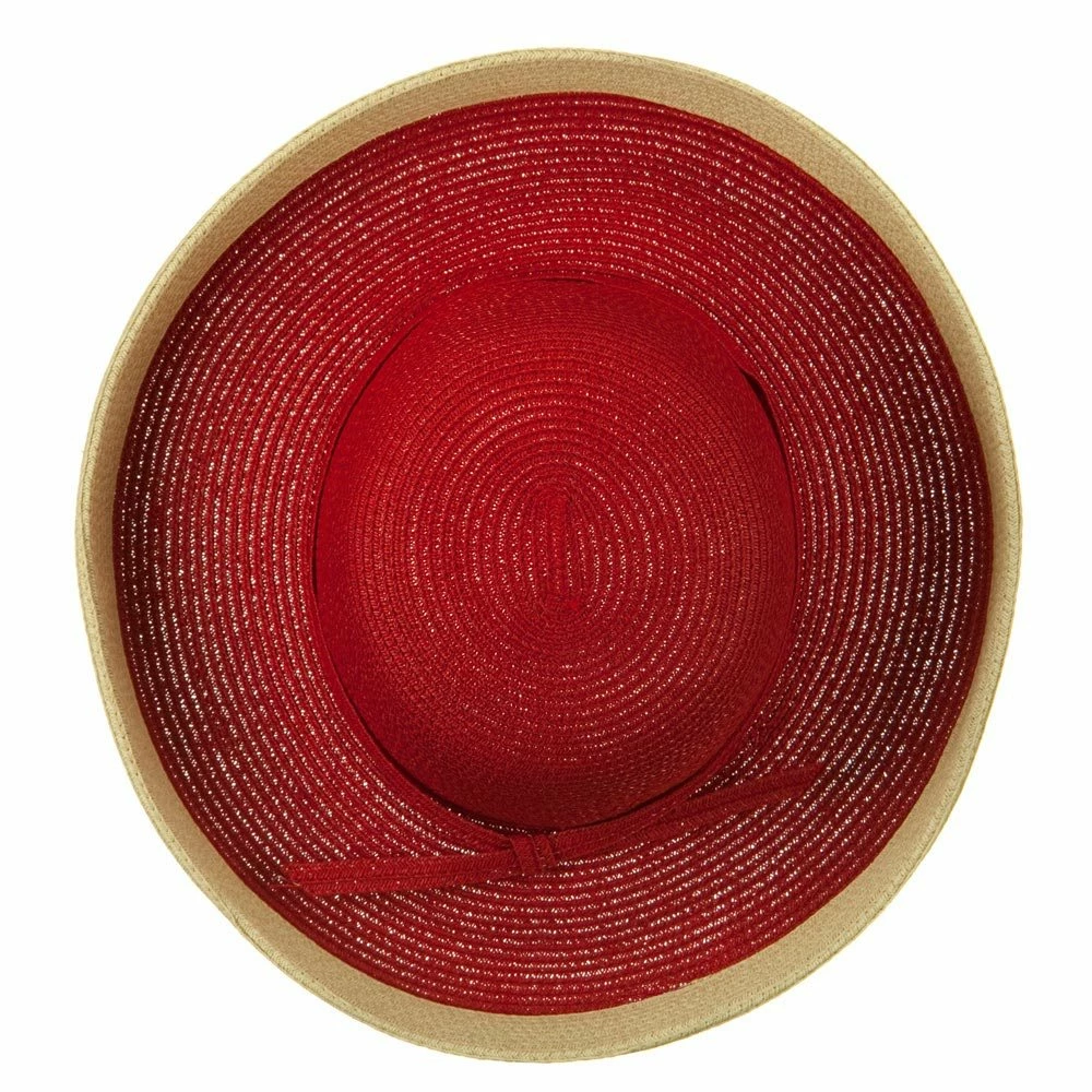 Jeanne Simmons Two Tone Wide Tan Kettle Brim Hat 32 Jeanne Simmons Two Tone Wide Tan Kettle Brim Hat - Image 30