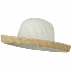 Jeanne Simmons Two Tone Wide Tan Kettle Brim Hat 42 Jeanne Simmons Two Tone Wide Tan Kettle Brim Hat -Adams Shop 1330675549 7