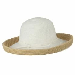Jeanne Simmons Two Tone Wide Tan Kettle Brim Hat 44 Jeanne Simmons Two Tone Wide Tan Kettle Brim Hat -Adams Shop 1330675551 3