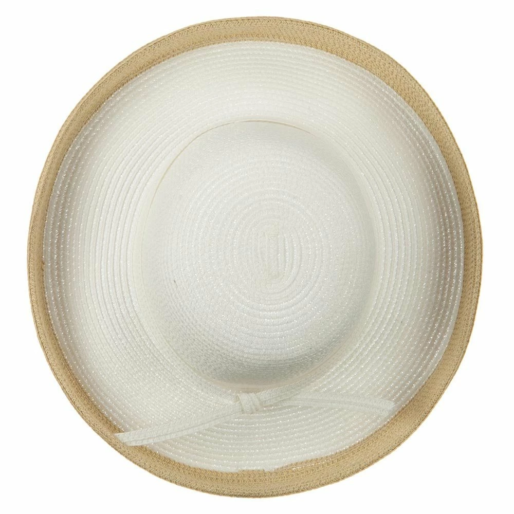 Jeanne Simmons Two Tone Wide Tan Kettle Brim Hat 17 Jeanne Simmons Two Tone Wide Tan Kettle Brim Hat - Image 15