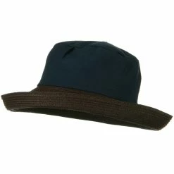 Jeanne Simmons Woman's Cotton Crown Kettle Brim Straw Hat -Adams Shop 1330677898 7