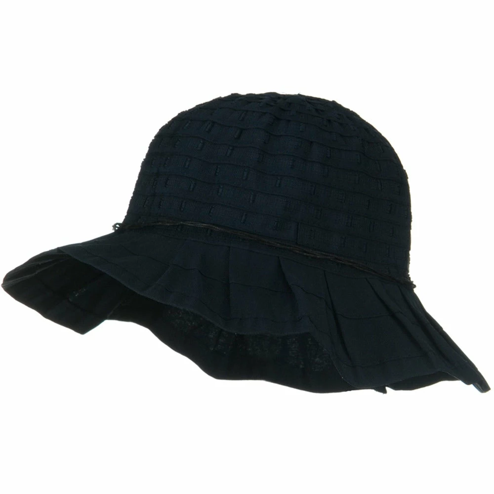 Jeanne Simmons Woman's Ribbon Short Brim Self Tie Hat 8 Jeanne Simmons Woman's Ribbon Short Brim Self Tie Hat - Image 6