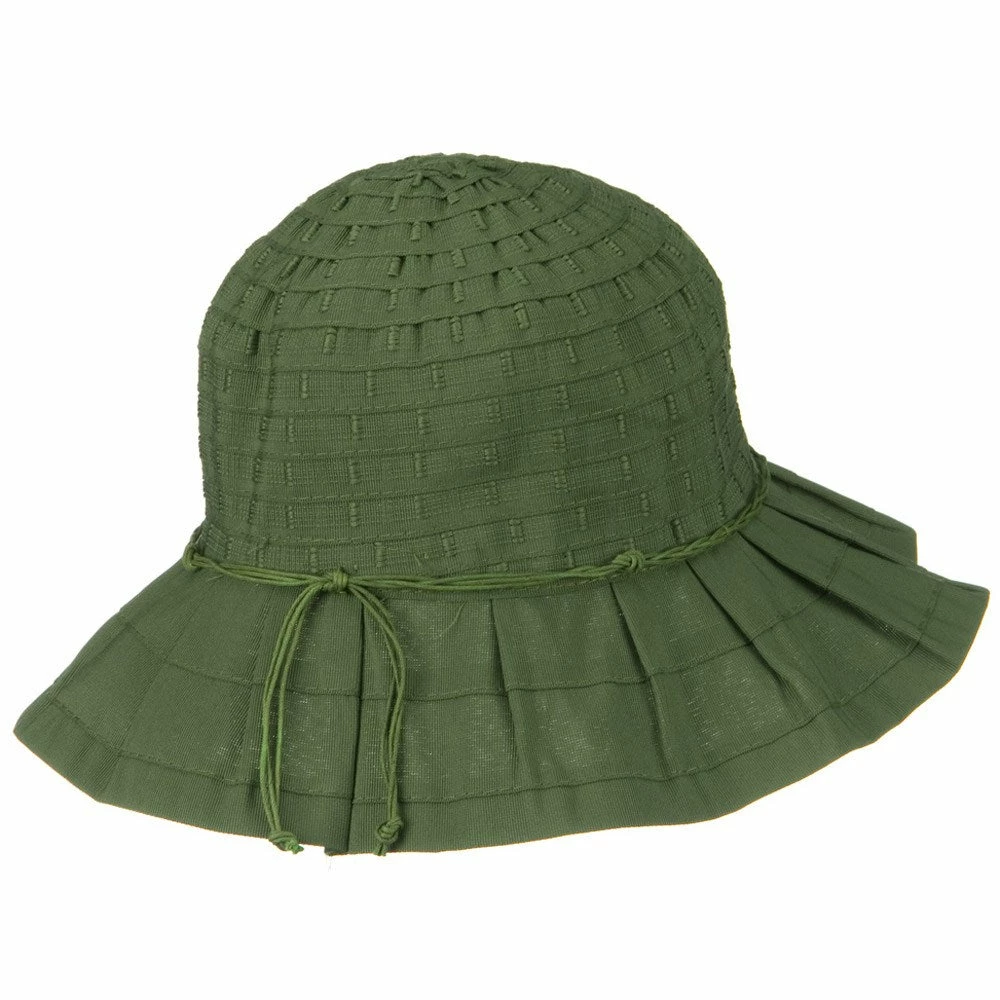 Jeanne Simmons Woman's Ribbon Short Brim Self Tie Hat 15 Jeanne Simmons Woman's Ribbon Short Brim Self Tie Hat - Image 13