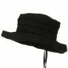 Jeanne Simmons Woman's Ribbon 3 Inch Brim Pleated Crown Hat