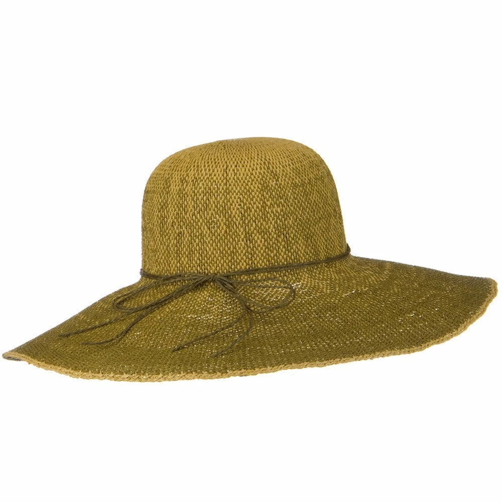 Jeanne Simmons Crushable 5 Inch Flat Brim Toyo Self Tie Hat 10 Jeanne Simmons Crushable 5 Inch Flat Brim Toyo Self Tie Hat - Image 8