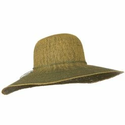 Jeanne Simmons Crushable 5 Inch Flat Brim Toyo Self Tie Hat 40 Jeanne Simmons Crushable 5 Inch Flat Brim Toyo Self Tie Hat -Adams Shop 1331217504 3