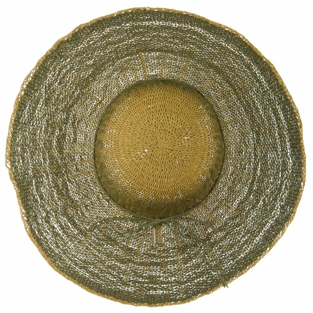 Jeanne Simmons Crushable 5 Inch Flat Brim Toyo Self Tie Hat 22 Jeanne Simmons Crushable 5 Inch Flat Brim Toyo Self Tie Hat - Image 20